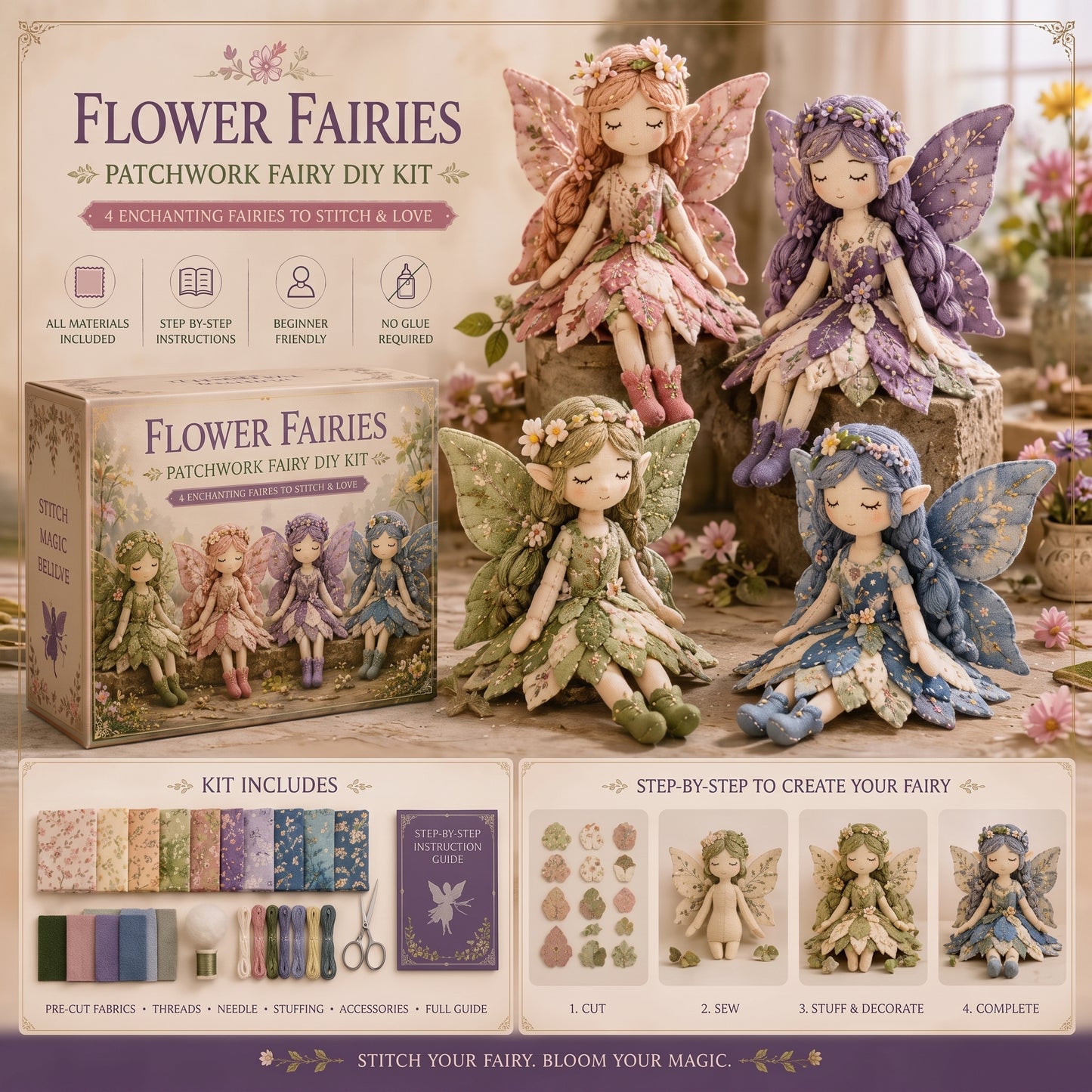 DIY Fairy Sewing Kit for Kids