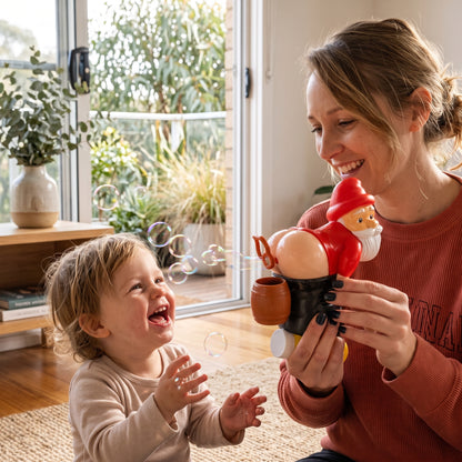Electric Santa Bubble Blower Toy with Music