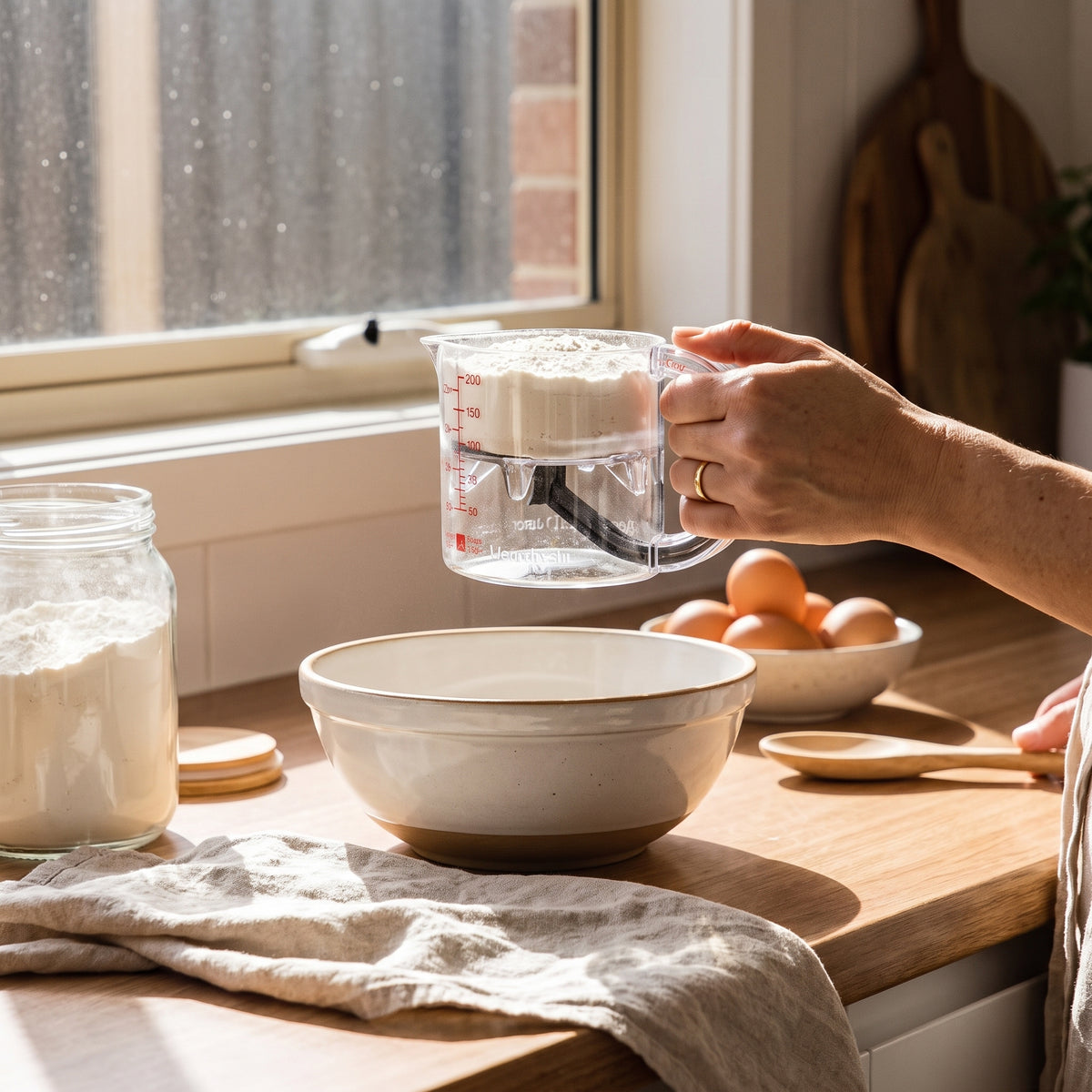 2-in-1 Adjustable Measuring Cup