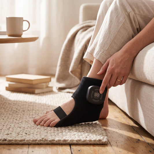 Cordless Heated Foot & Ankle Massager with Vibration