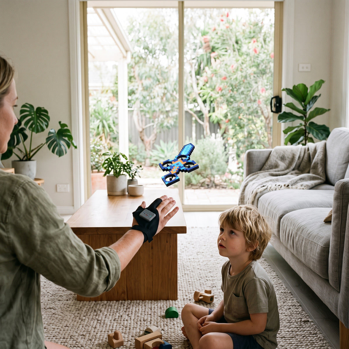 Flying Sword Drone – Remote Control LED UAV Toy