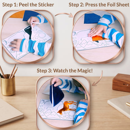 Kids DIY Foil Art Craft Kit
