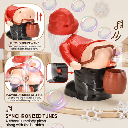 Electric Santa Bubble Blower Toy with Music