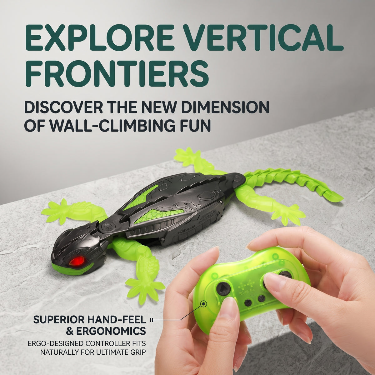 RC Wall Climbing Gecko Toy for Kids