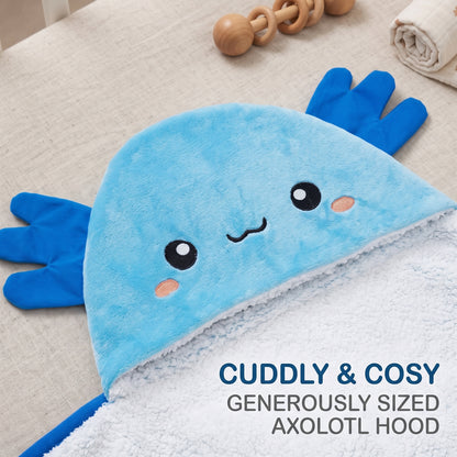 Axolotl Wearable Hooded Blanket