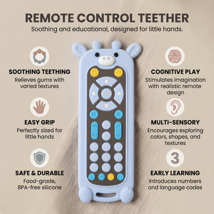 Baby Silicone Remote Control Toy
