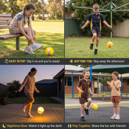 LED Ankle Skip Ball – Light-Up Jumping & Active Play Toy for Kids