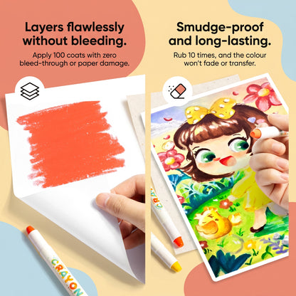 Twistable Washable Crayons for Kids