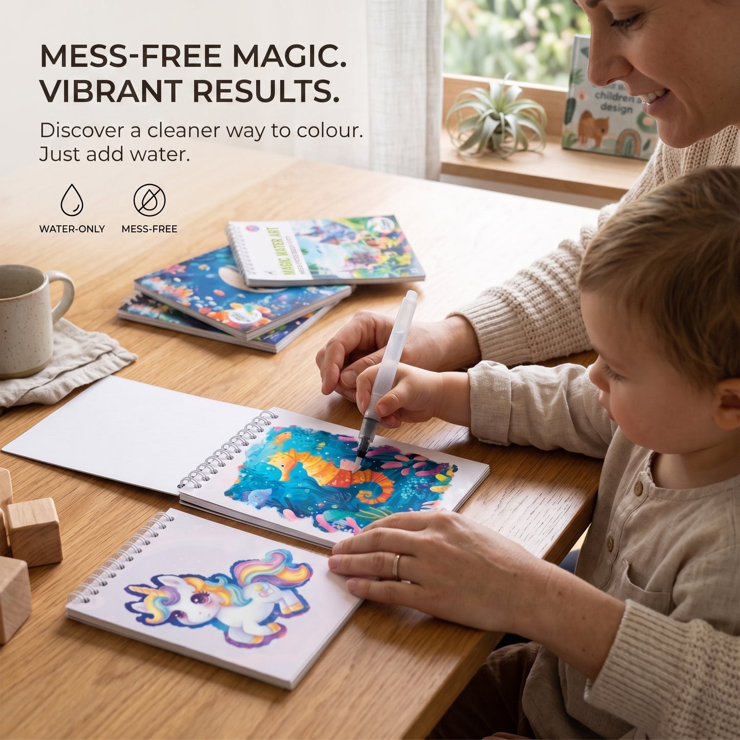 Kids Portable Watercolour Painting Book