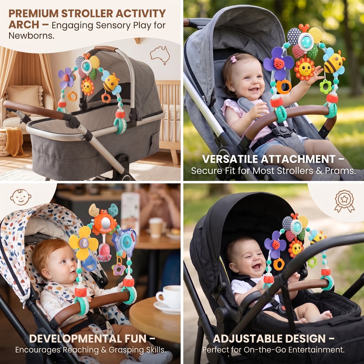 Baby Stroller Hanging Activity Toy
