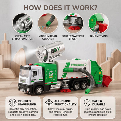Metal Street Sweeper Toy