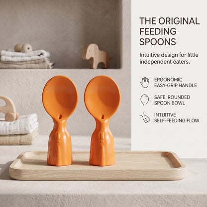 Reusable Silicone Baby Spoon (2-pack)