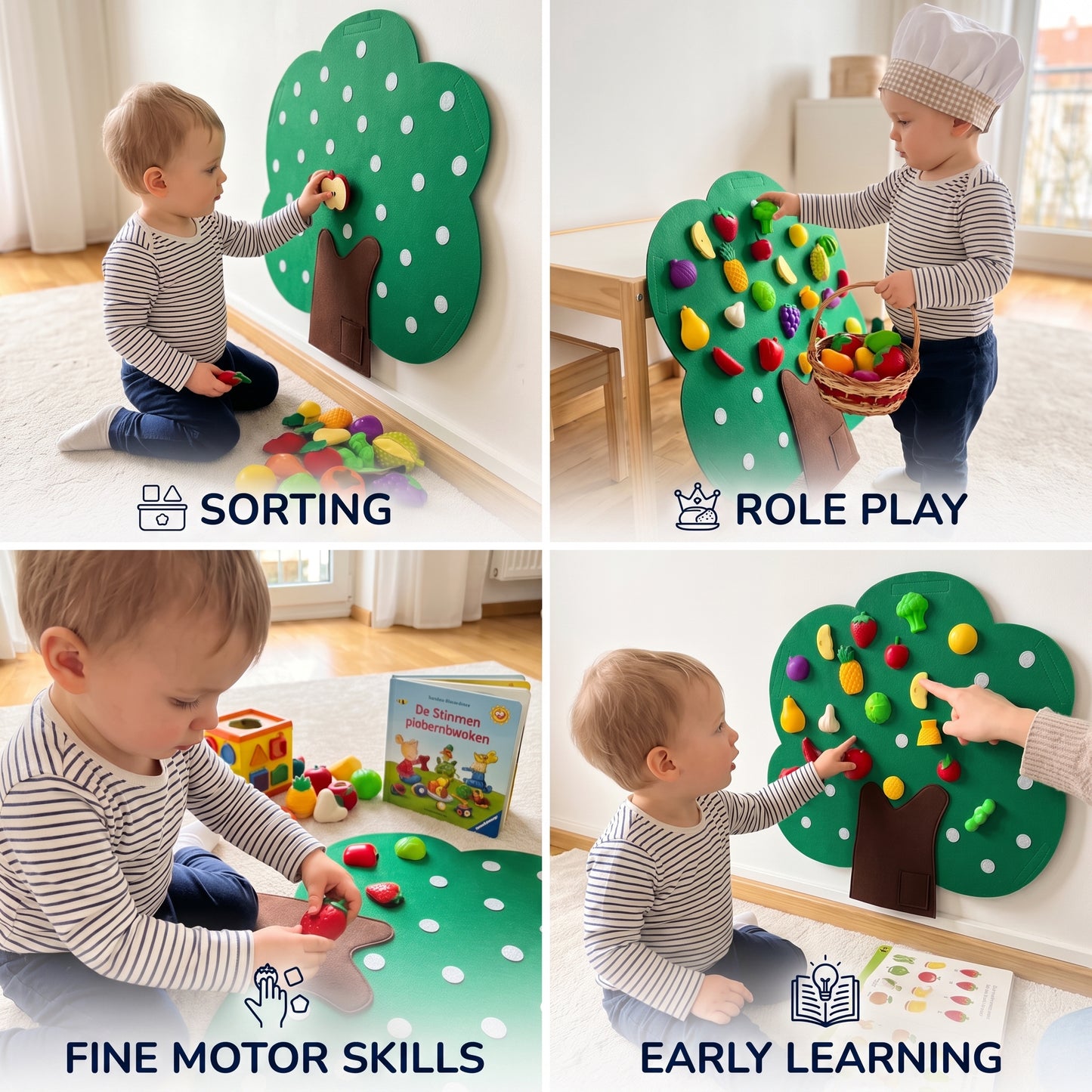 Montessori Fruit Tree Felt Board