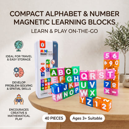 Magnetic Alphabet & Number Learning Blocks