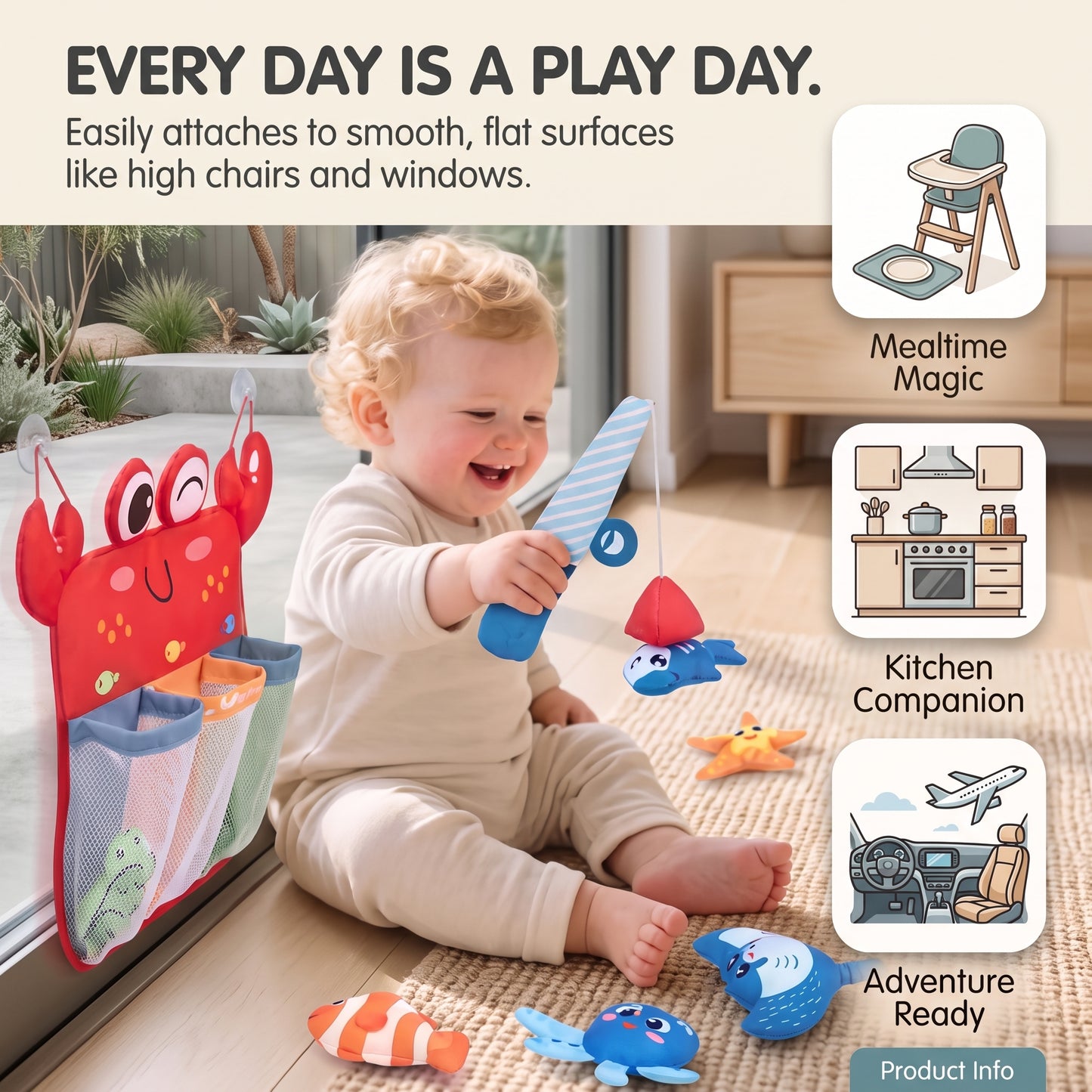 Magnetic Fishing Bath Toy Set