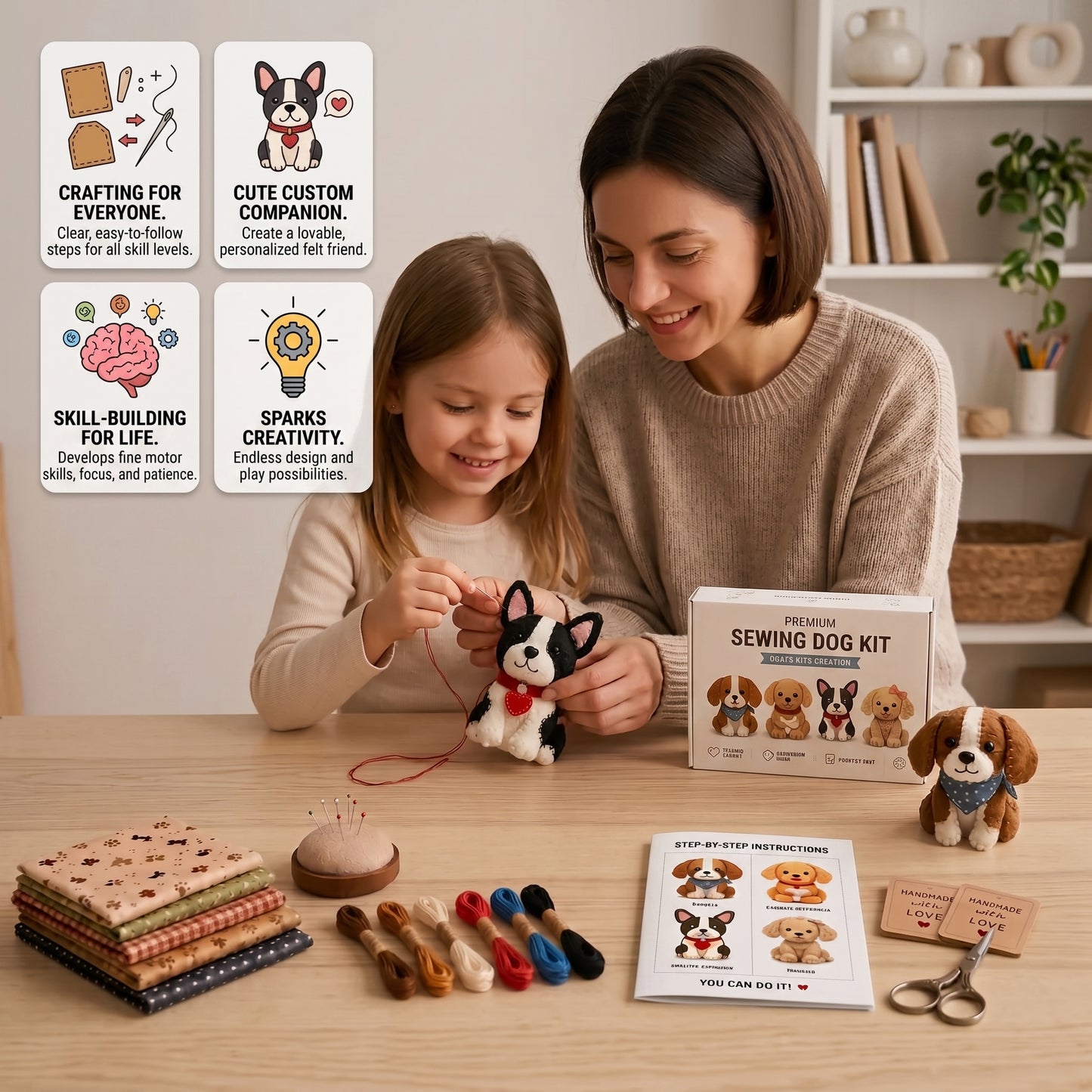 DIY Plush Sewing Kit for Kids
