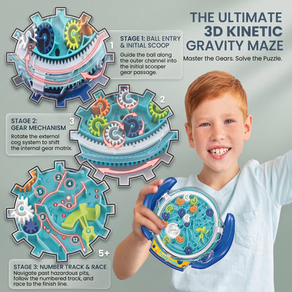 3D Ball Maze Wheel