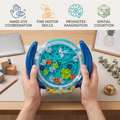 3D Ball Maze Wheel
