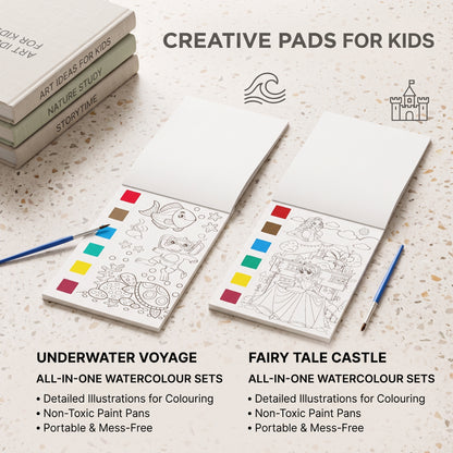 Portable Watercolour Painting Book for Kids