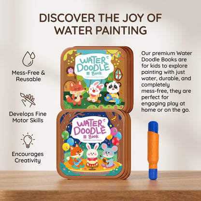 Reusable Montessori Water Doodle Book for Kids