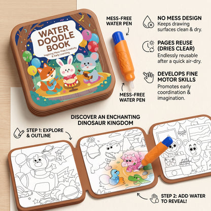 Reusable Montessori Water Doodle Book for Kids