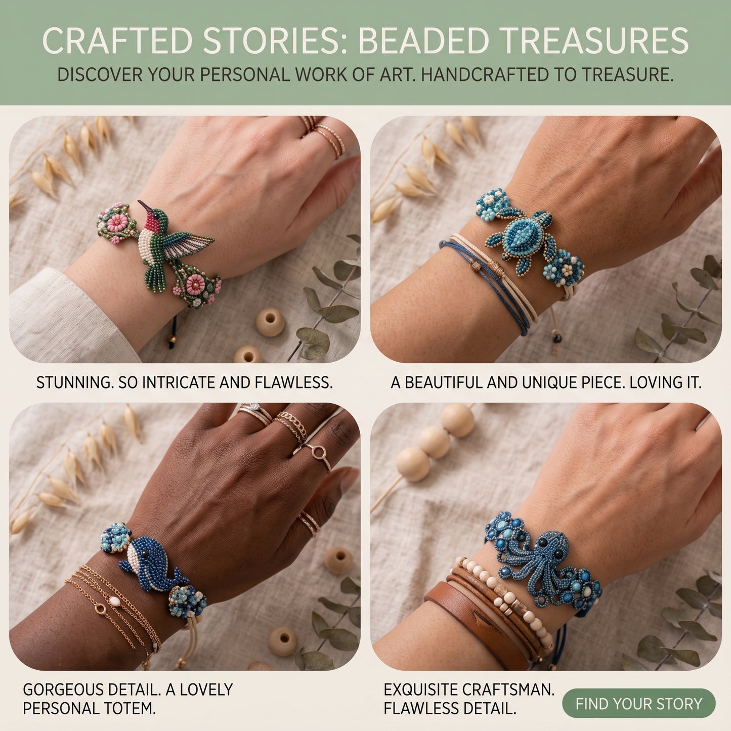 DIY Animal Beaded Bracelet Making Kit