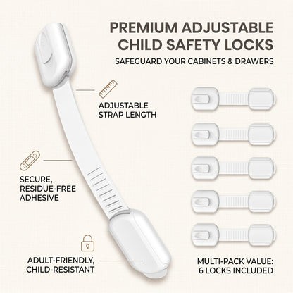Adjustable Baby Safety Cabinet Locks