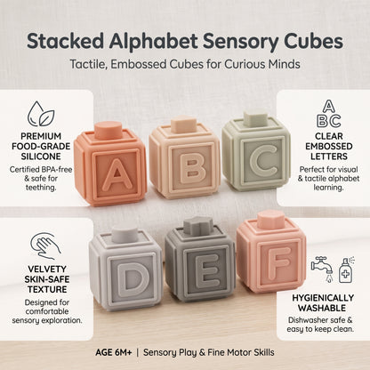 Silicone Baby Stacking Blocks