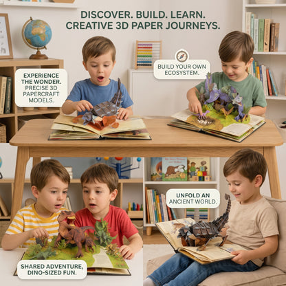 Interactive 3D Dinosaur Pop-Up Encyclopaedia