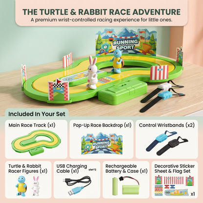 Motion-Sensing Racing Track Game for Kids