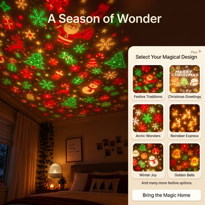 Christmas Projector Lamp for Kids