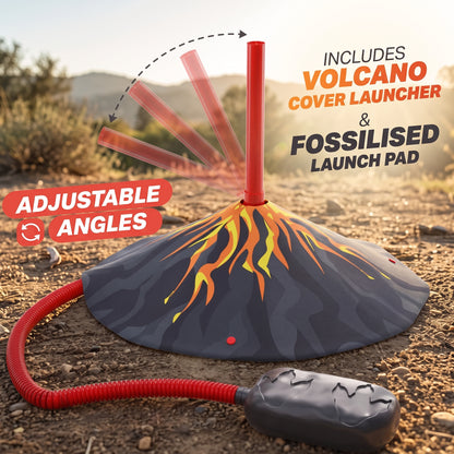 Dinosaur Rocket Launcher Toy for Kids – Outdoor Stomp Rocket Set