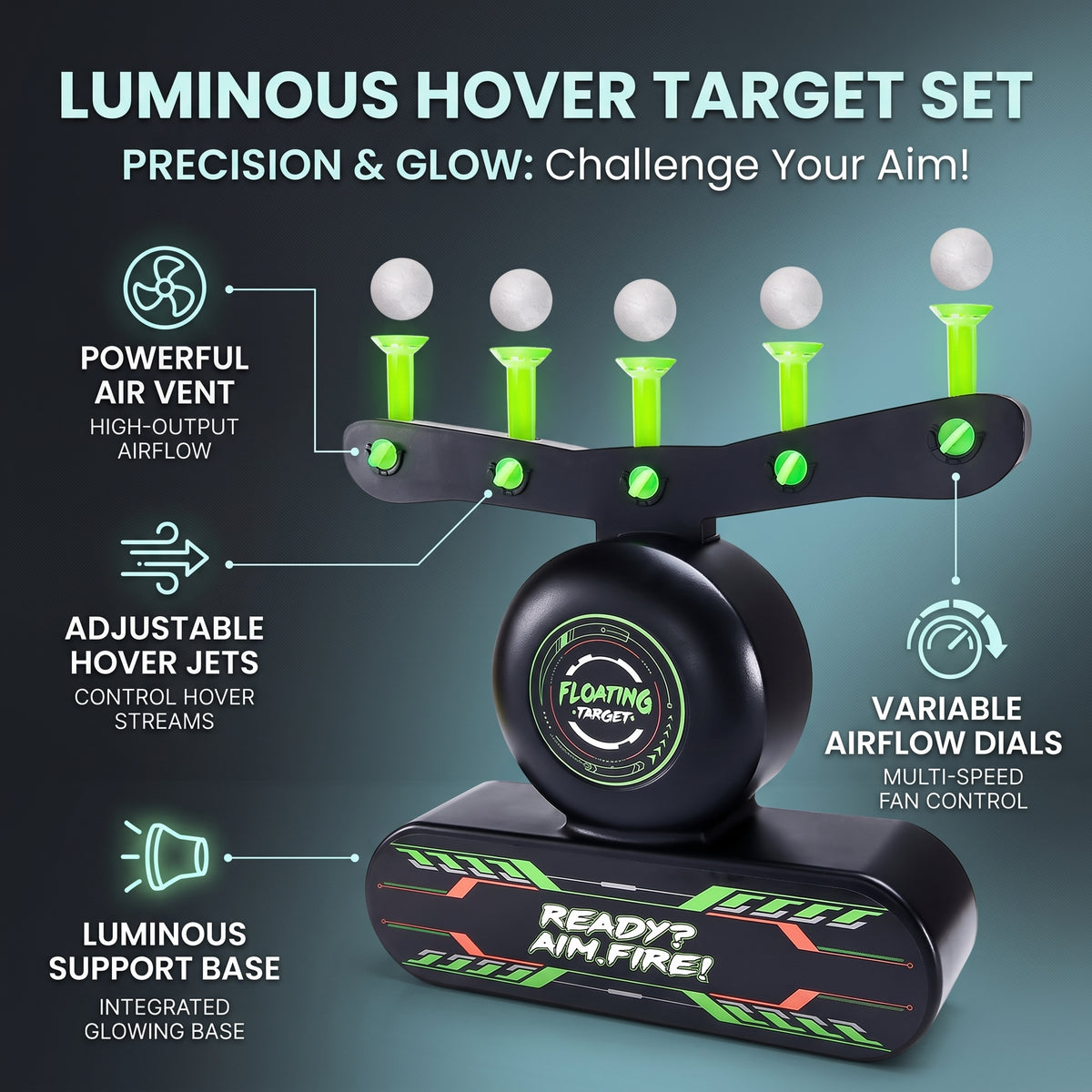 Floating Ball Target Shooting Game for Kids