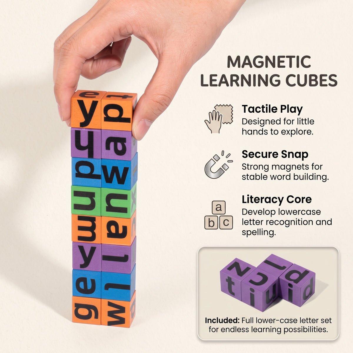 Wooden Word Spelling Game for Kids