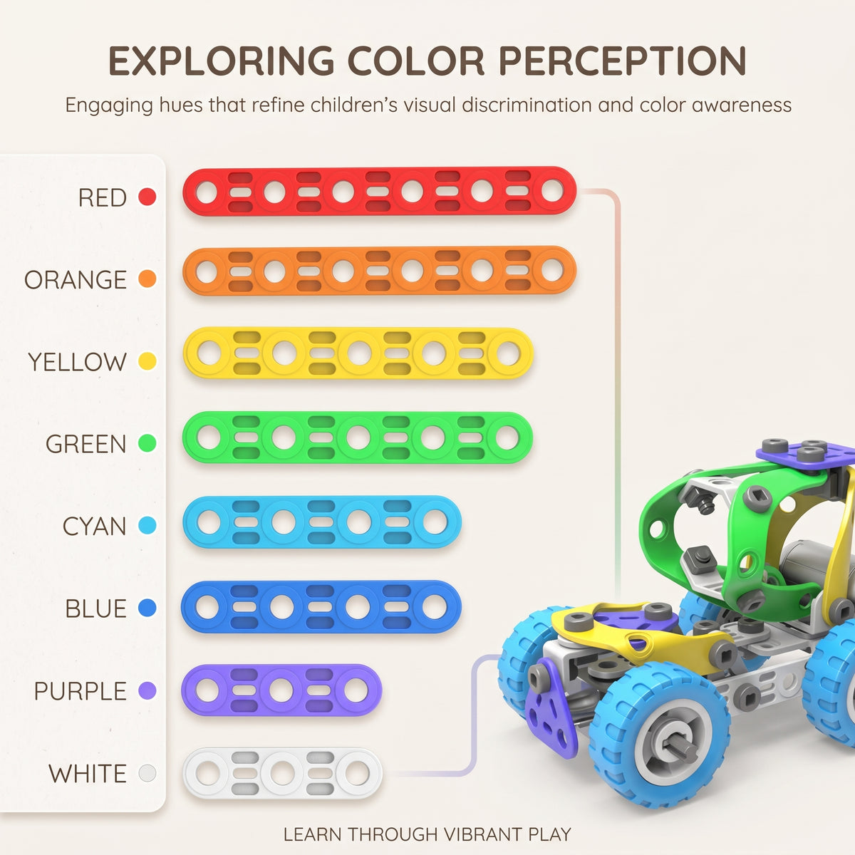 109 Piece Kids STEM Building Set