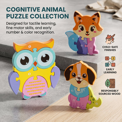 3D Animal Alphabet Puzzle for Kids