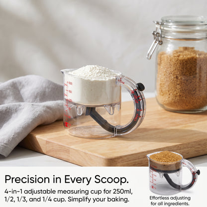 2-in-1 Adjustable Measuring Cup