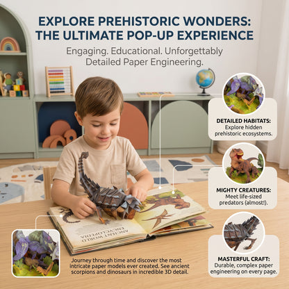 Interactive 3D Dinosaur Pop-Up Encyclopaedia