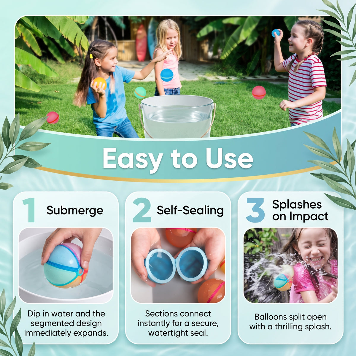 Reusable Water Bomb Balls for Kids
