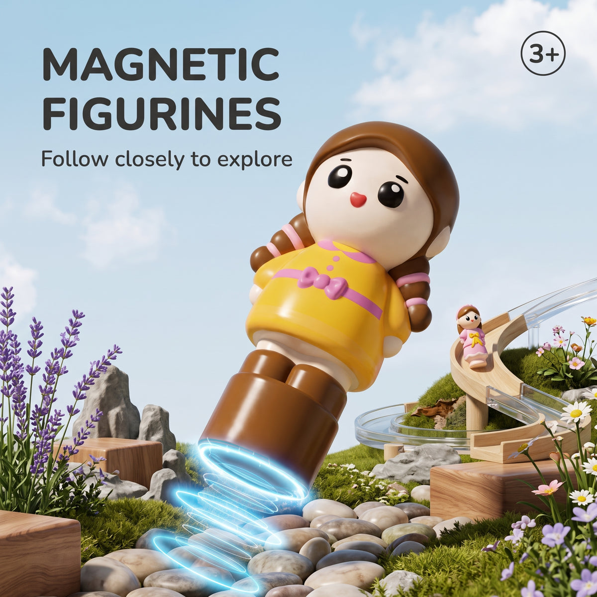 Mega Magnetic City Centre Mall Play Set for Kids
