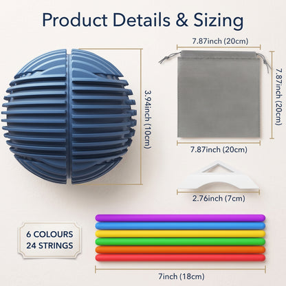 3D Sensory Activity Ball with 24 Colourful Strings