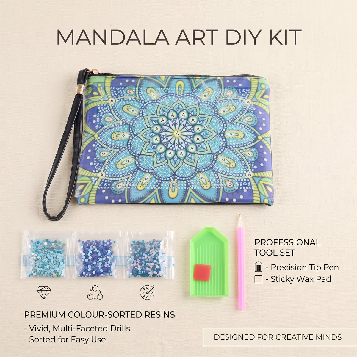 5D Diamond Painting Handbag DIY Craft Kit