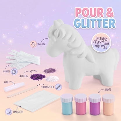 Unicorn Paint Pouring Art Kit for Kids