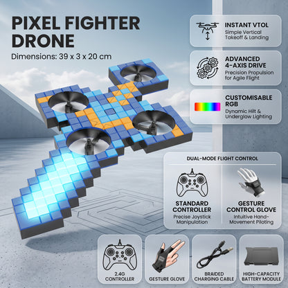 Flying Sword Drone – Remote Control LED UAV Toy