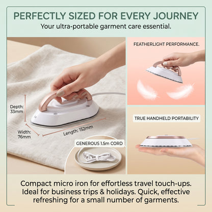 Portable Mini Travel Iron