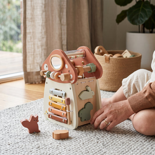 Montessori Busy Mushroom House