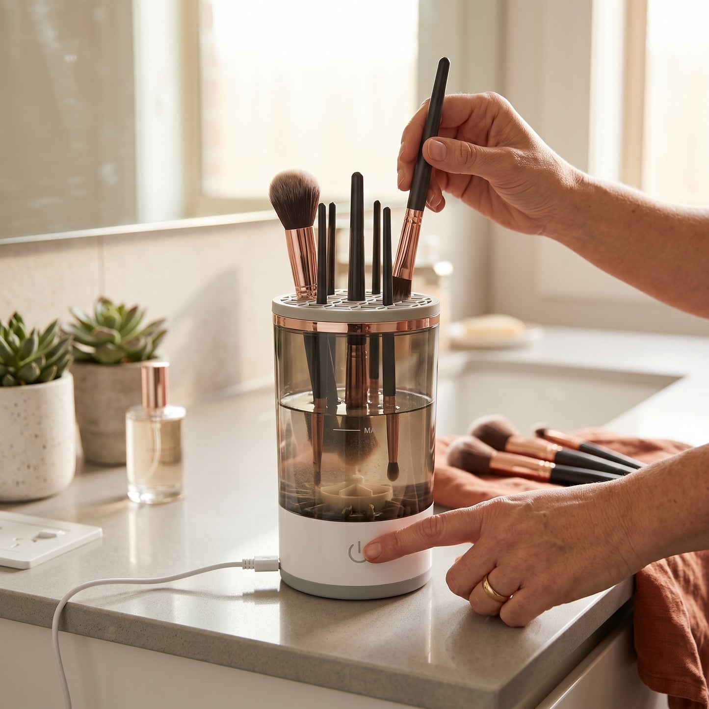 Electric Makeup Brush Cleaner