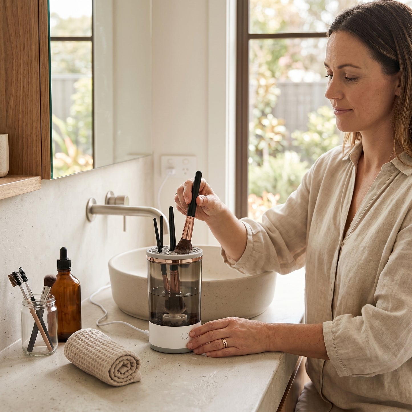 Electric Makeup Brush Cleaner