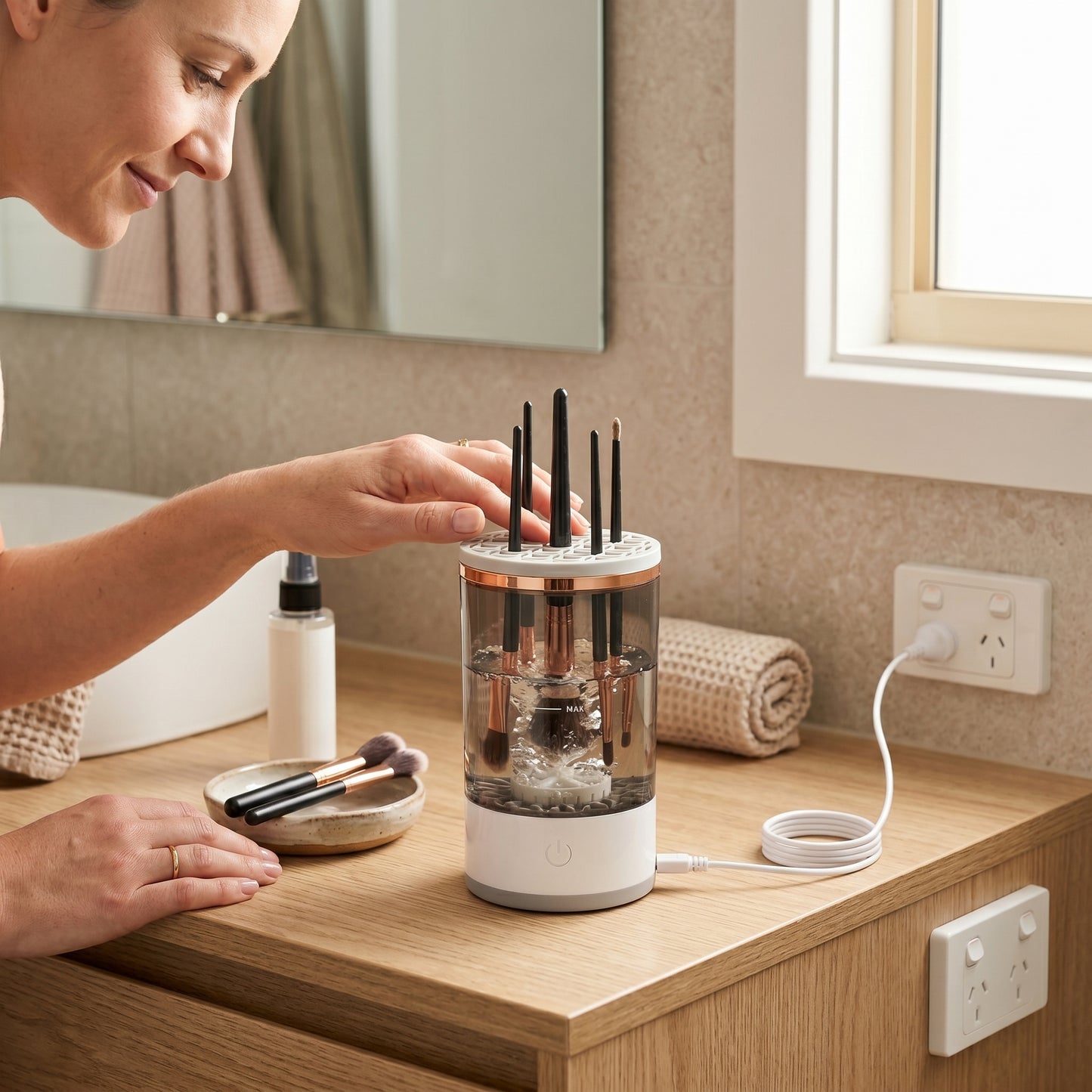 Electric Makeup Brush Cleaner