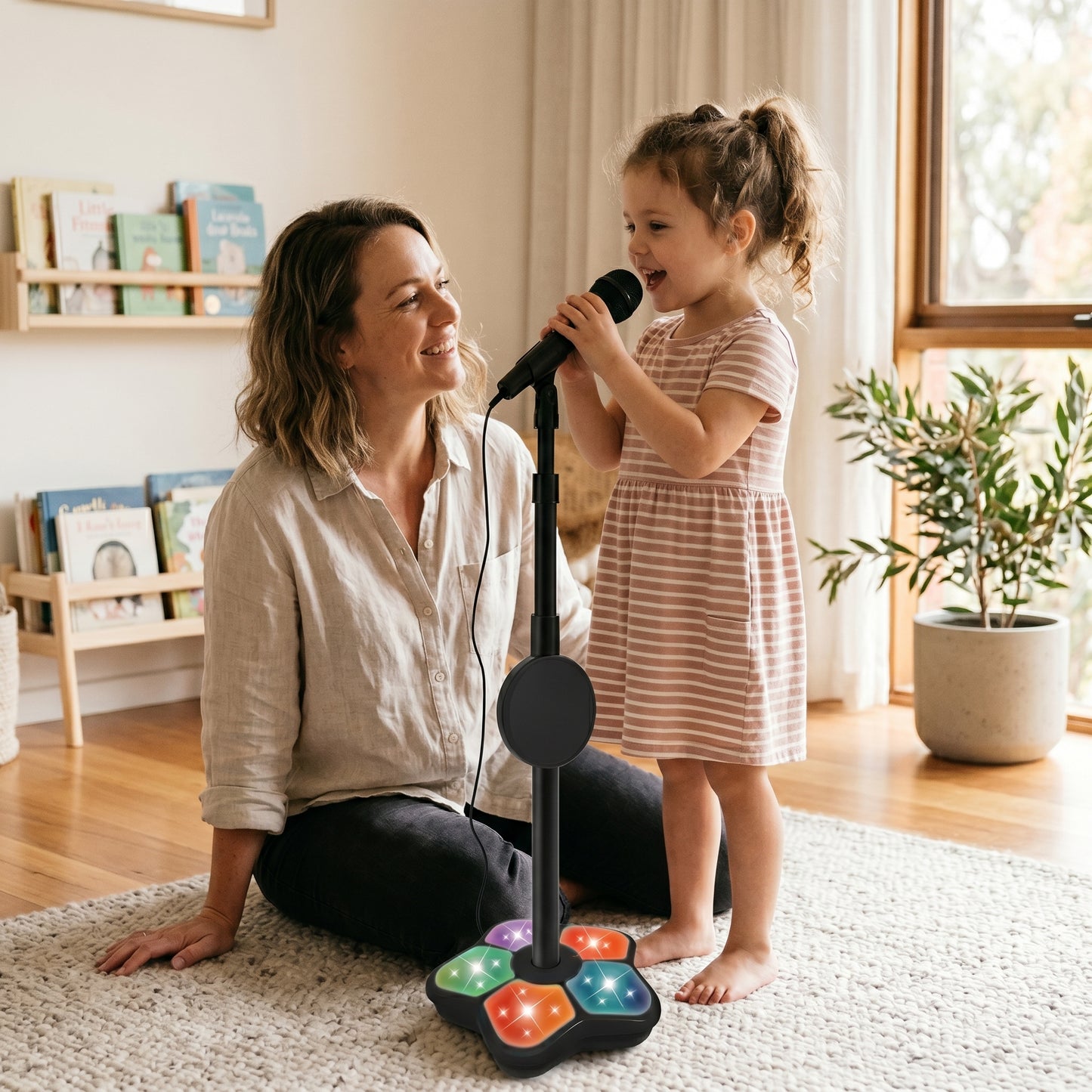 Kids Karaoke Microphone with Stand
